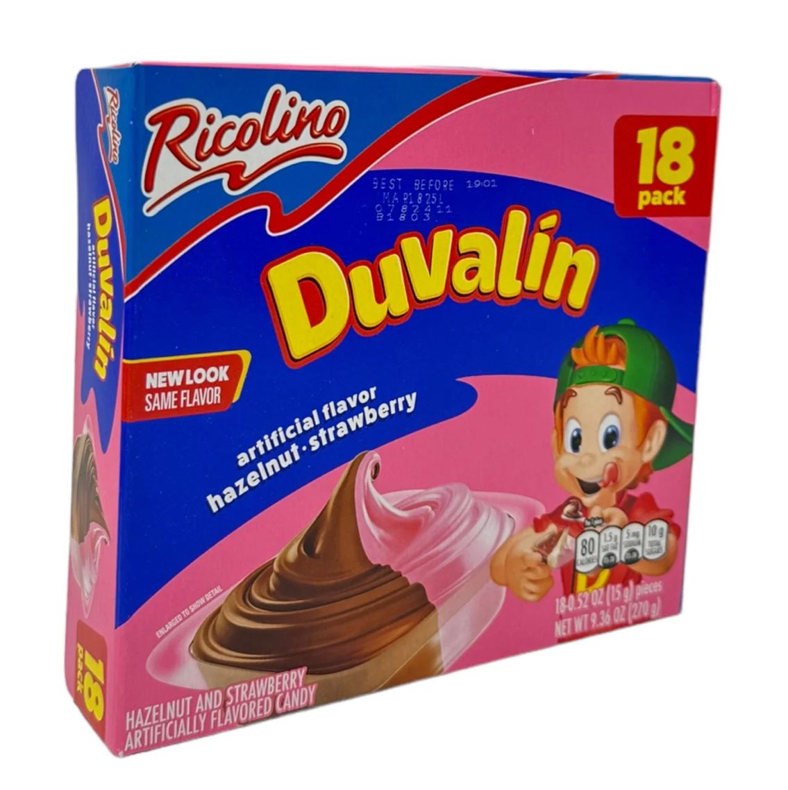 DUVALIN BI SABOR AVELLANA Y FRESA (18PC)