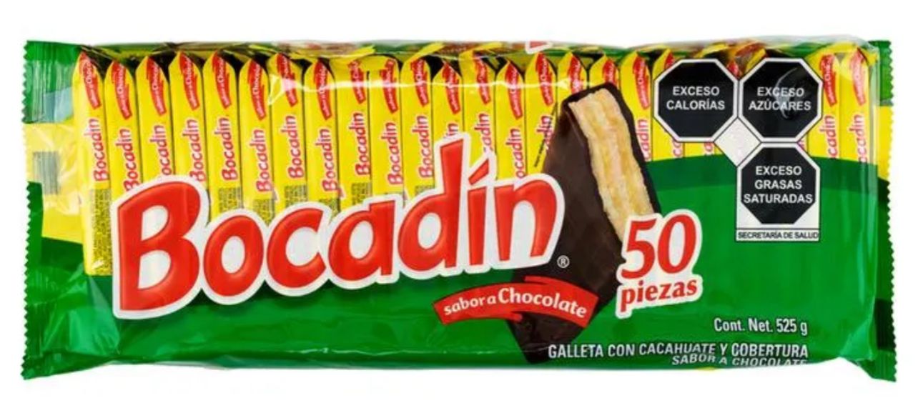 BOCADIN SABOR CHOCOLATE (50PCS)
