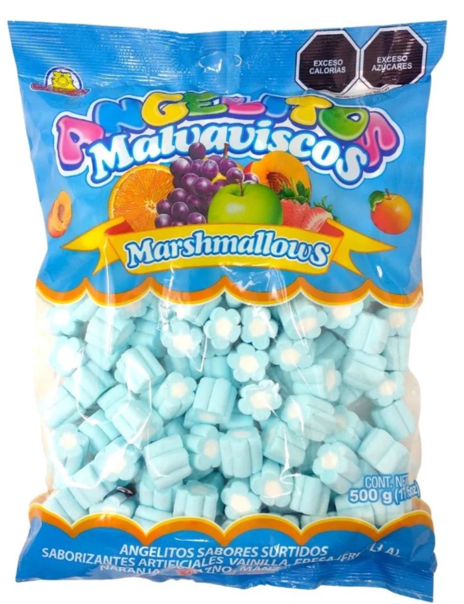 ANGELITOS MALVAVISCOS FLOR AZUL (500G)