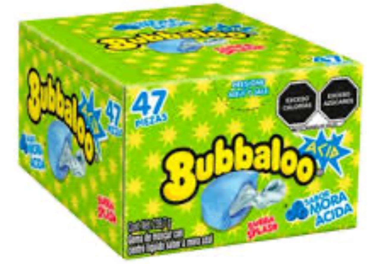 BUBBALOO SABOR MORA ACIDA (47PCS)