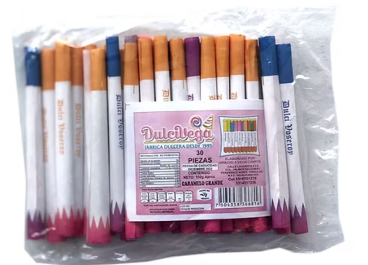 CIGARRITOS DE COLORES (30PCS)