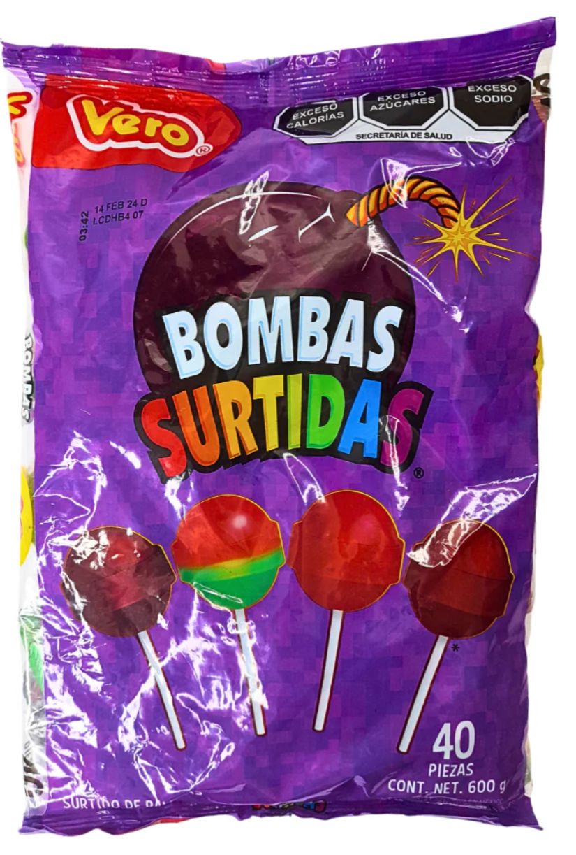 Bombas Surtidas (40pcs)