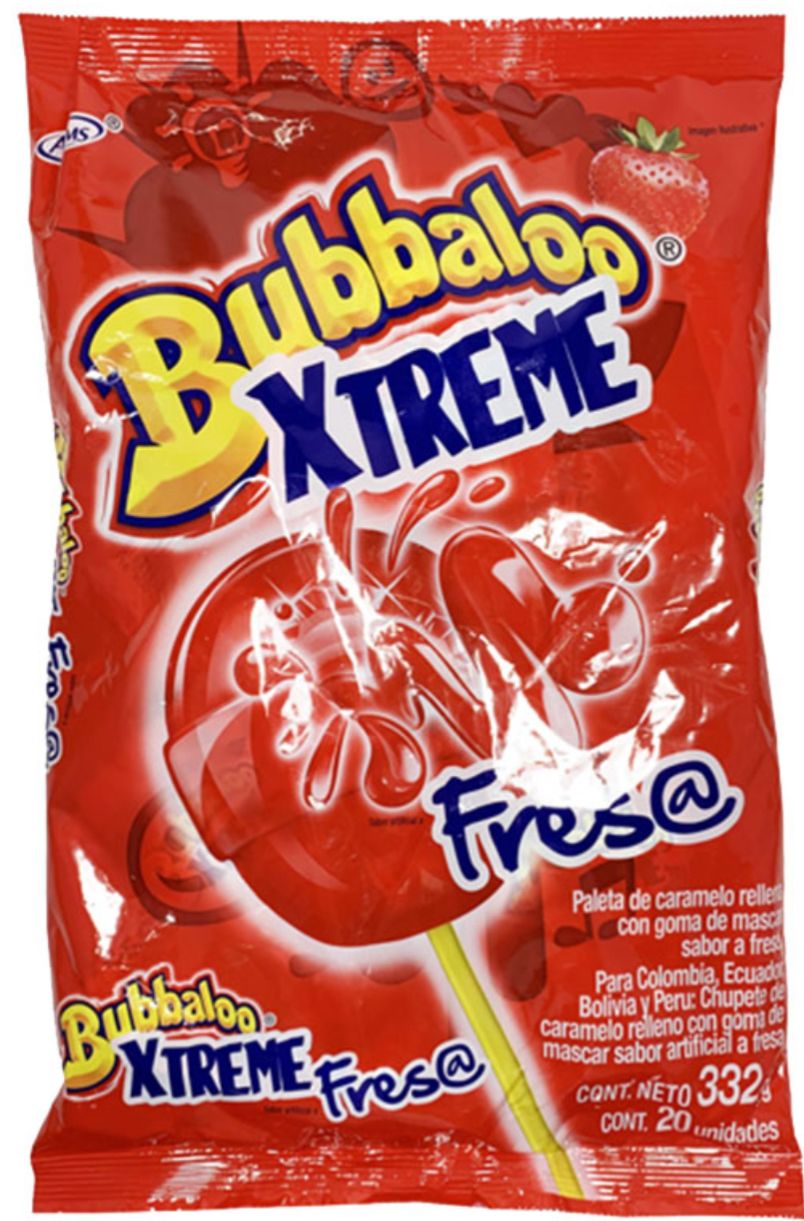 BUBBALOO XTREME FRESA (20PCS)