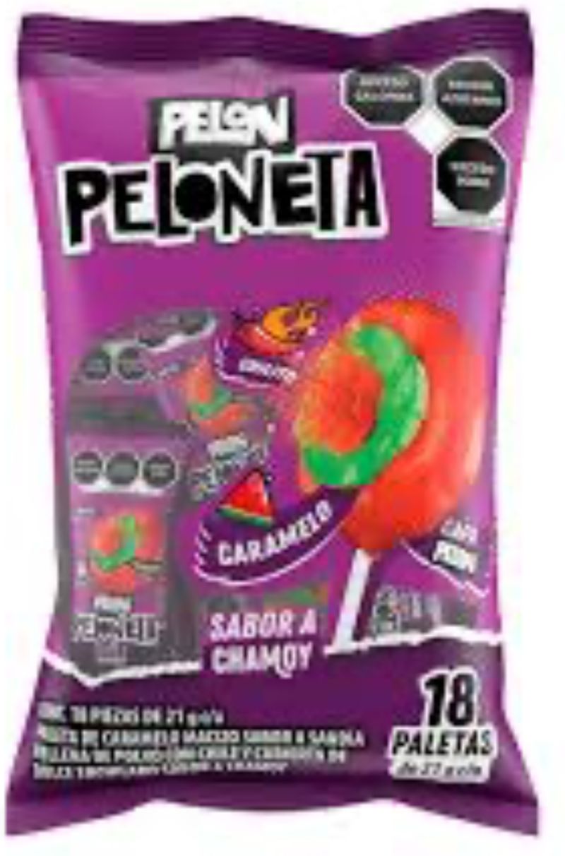 PELON PELONETA SABOR CHAMOY (18PCS)