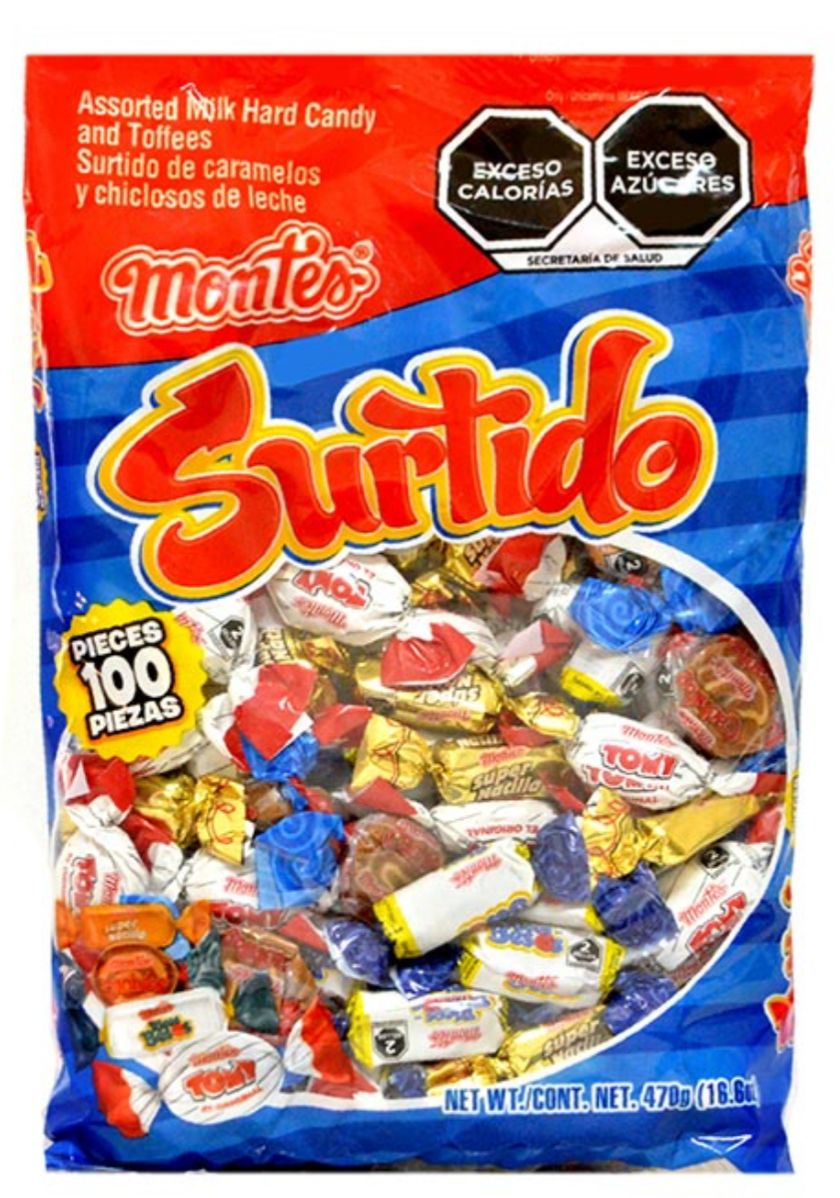 MONTES SURTIDO 100 PCS.