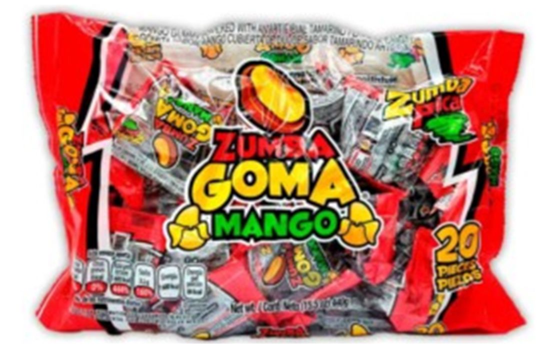 ZUMBA GOMA MANGO 20PCS