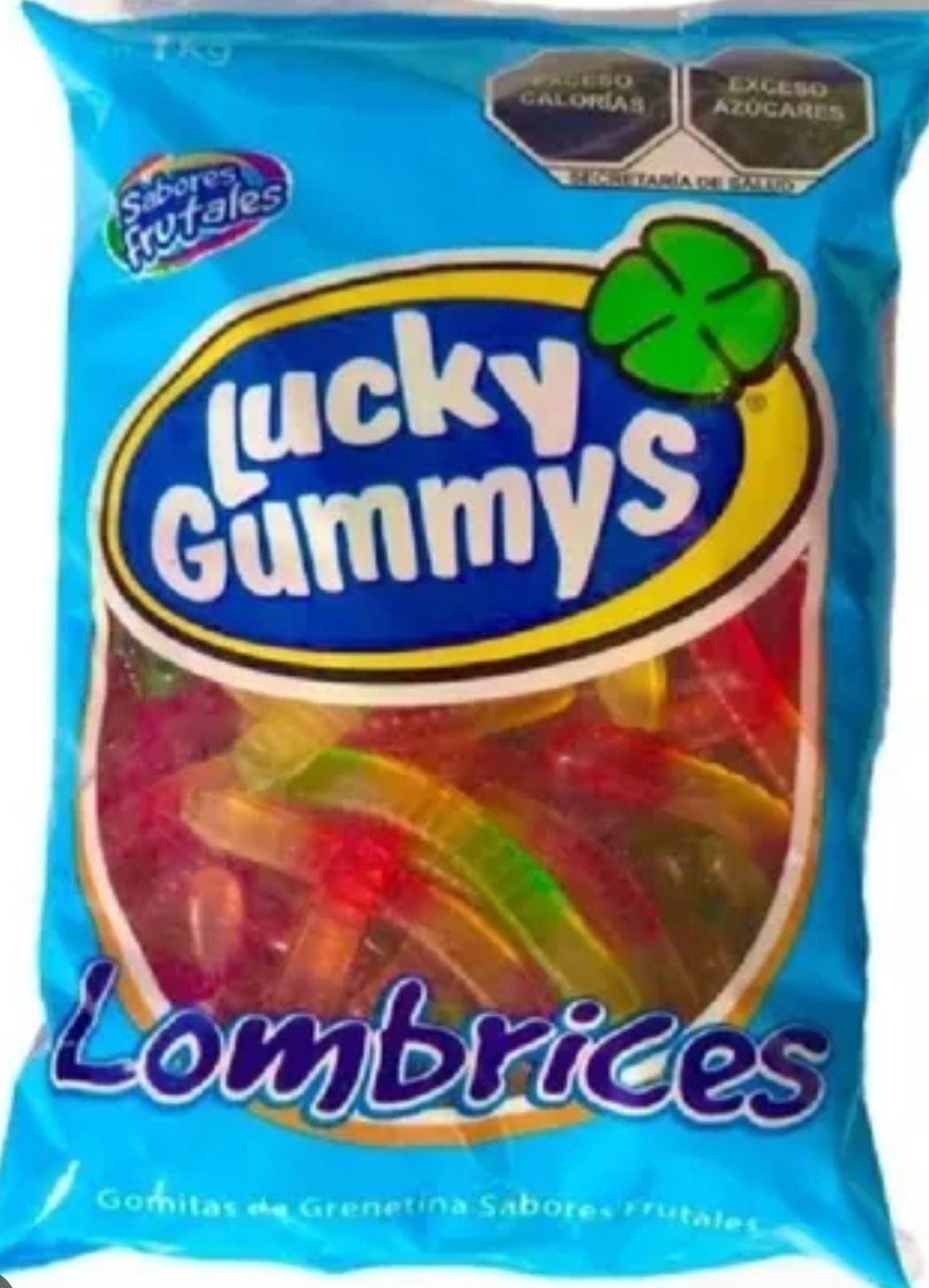 LUCKY GUMMYS LOMBRICES 1 KILO