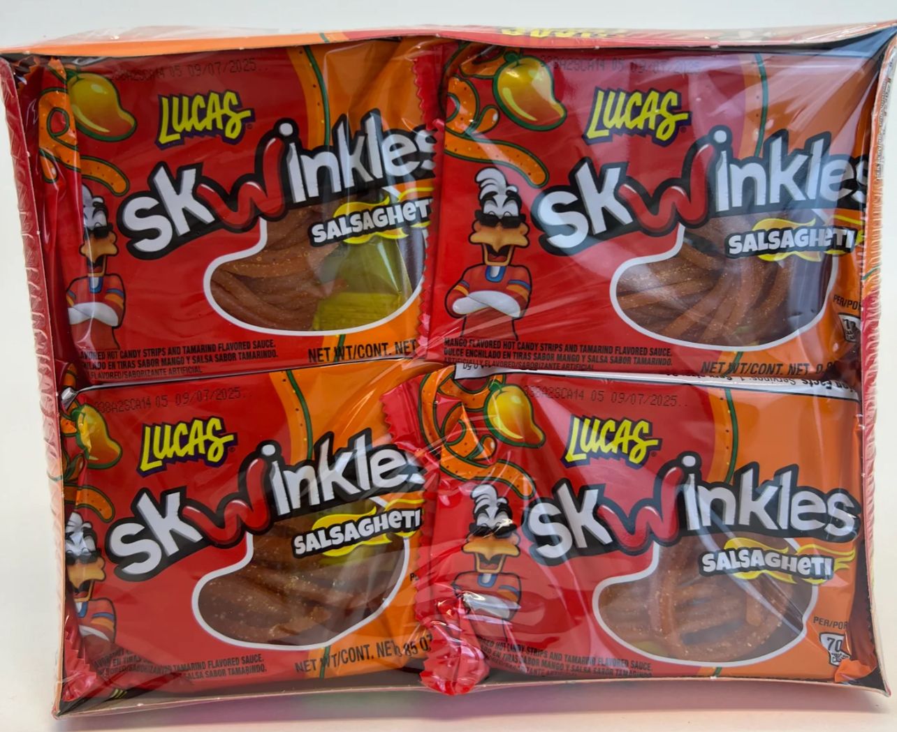 LUCAS SKWINKLES SALSAGHETI MANGO (12 PCS)