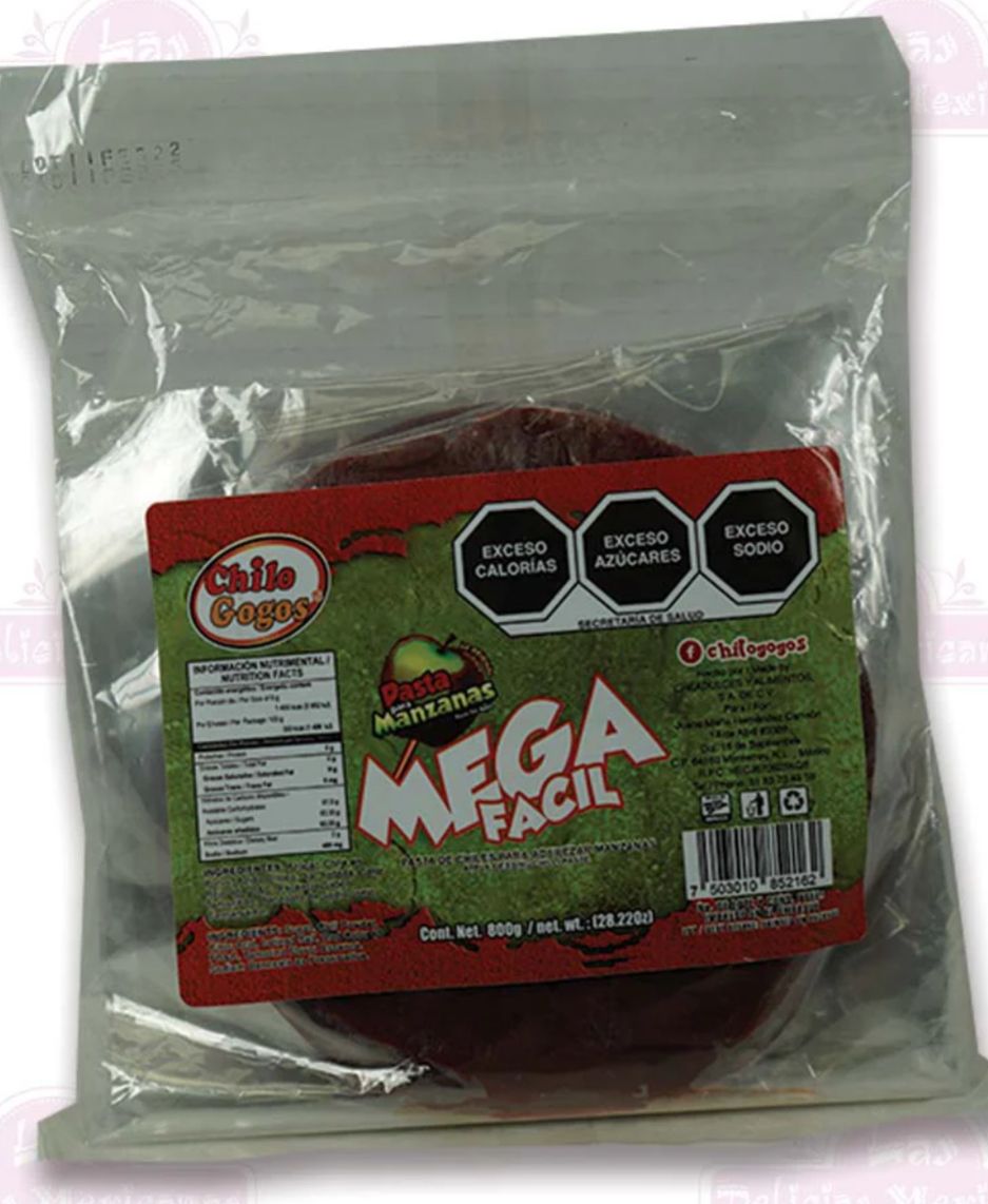 PASTA PARA MANZANAS MEGA FACIL (8 PCS)