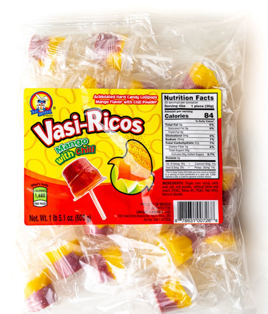 VASI-RICOS MANGO WITH CHILE (20PCS)