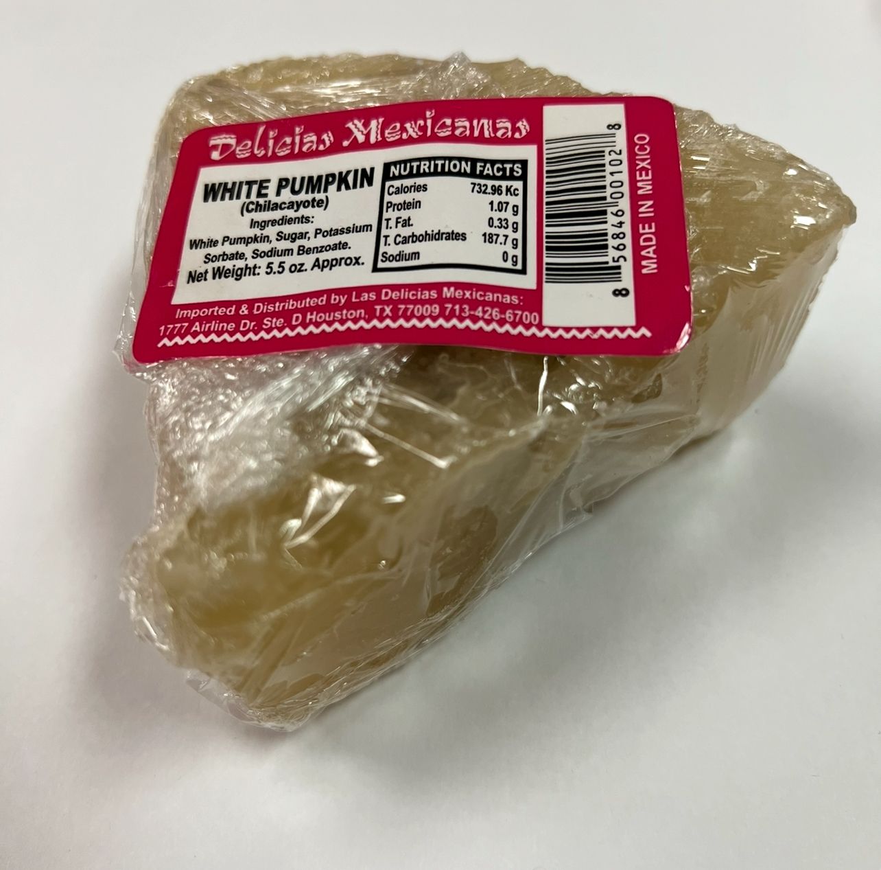 DULCE CRISTALIZADO CHILACAYOTE