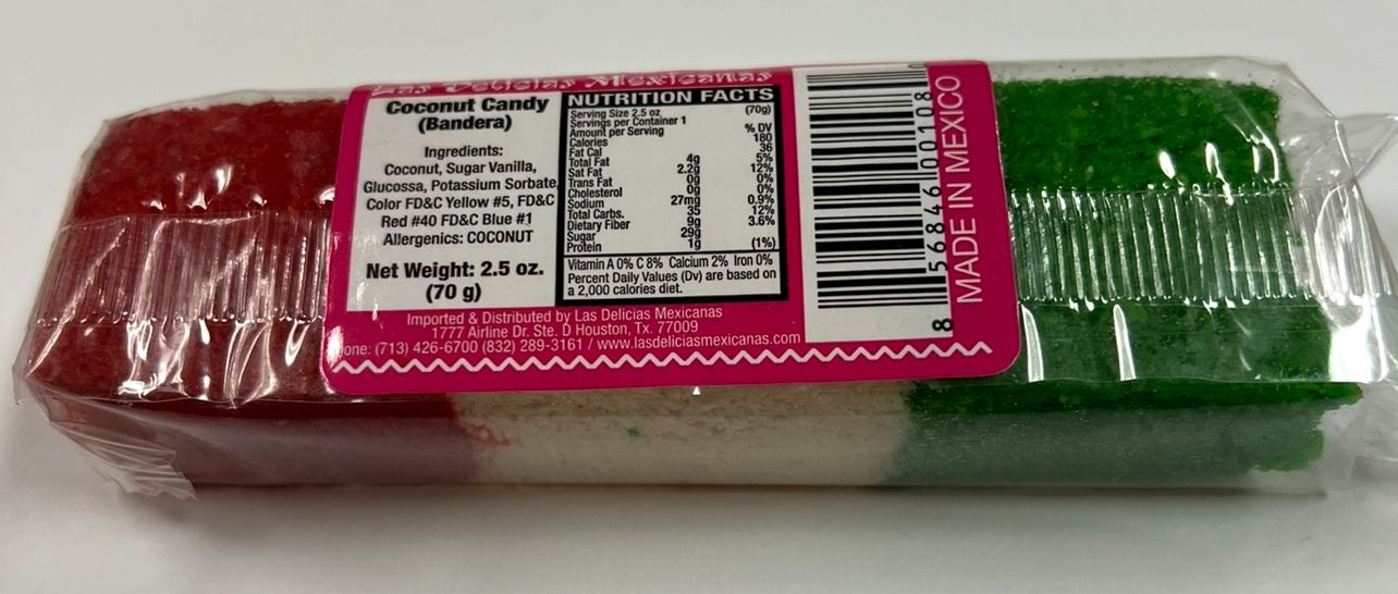 COCONUT CANDY BANDERA BAR