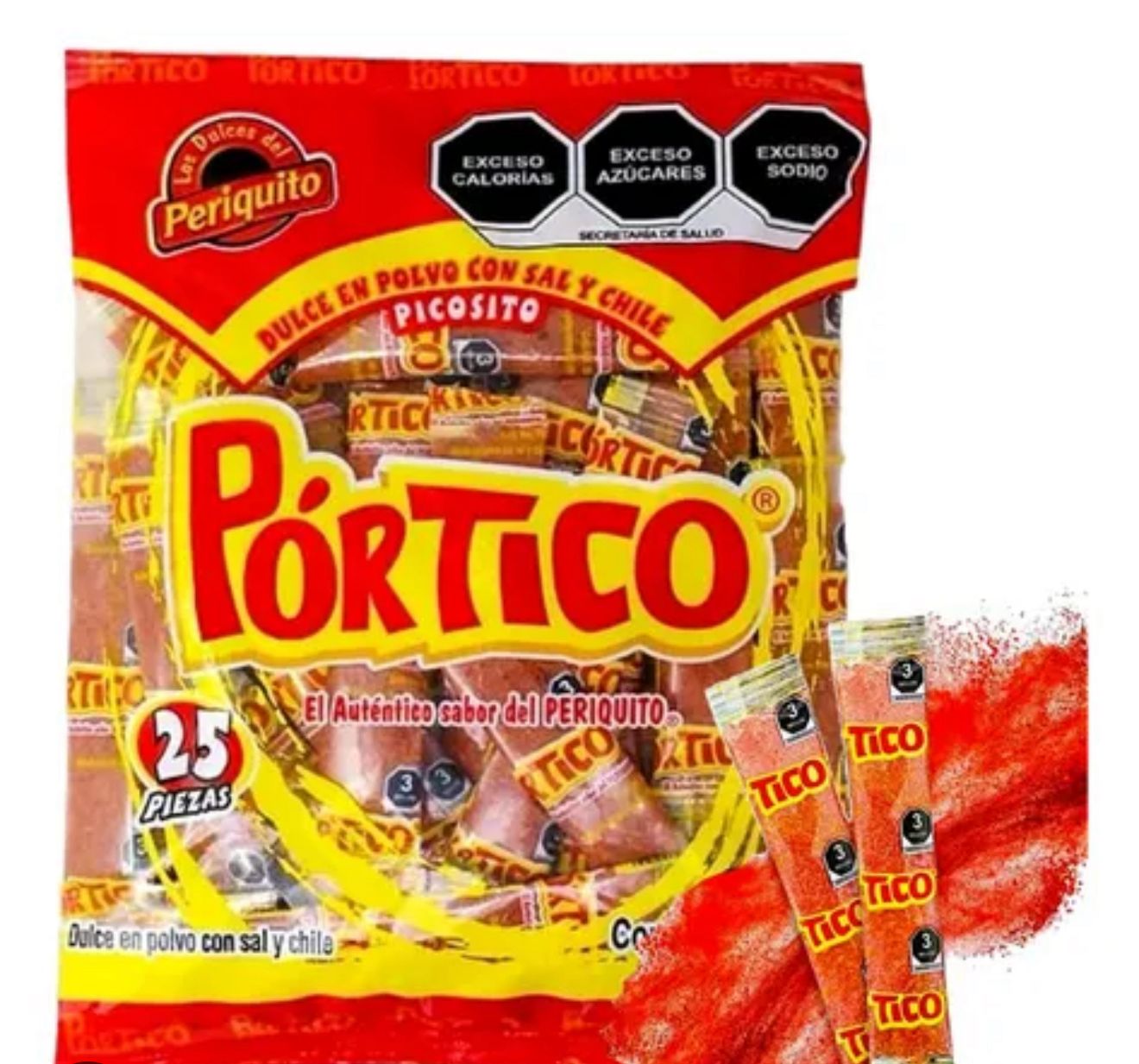 PORTICO CHILE EN POLVO (25PCS)