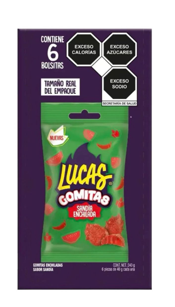 LUCAS GOMA S SANDIA 6 PAQ.