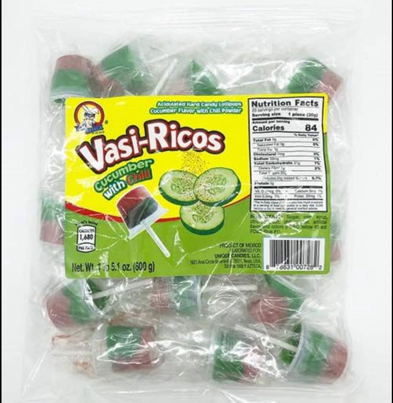 VASI-RICOS PEPINO (20PCS).