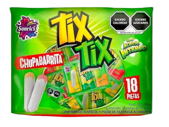 CHUPABARRITA TIX TIX18PC