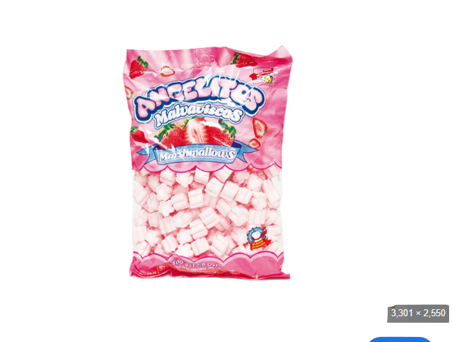 ANGELITOS MALVAVISCOS FLOR ROSA (500G)
